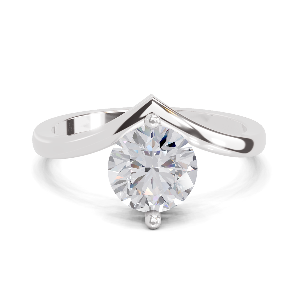 1.25 Carat Solara Crown Promise Engagement Ring