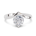 1.25 Carat Solara Crown Promise Engagement Ring