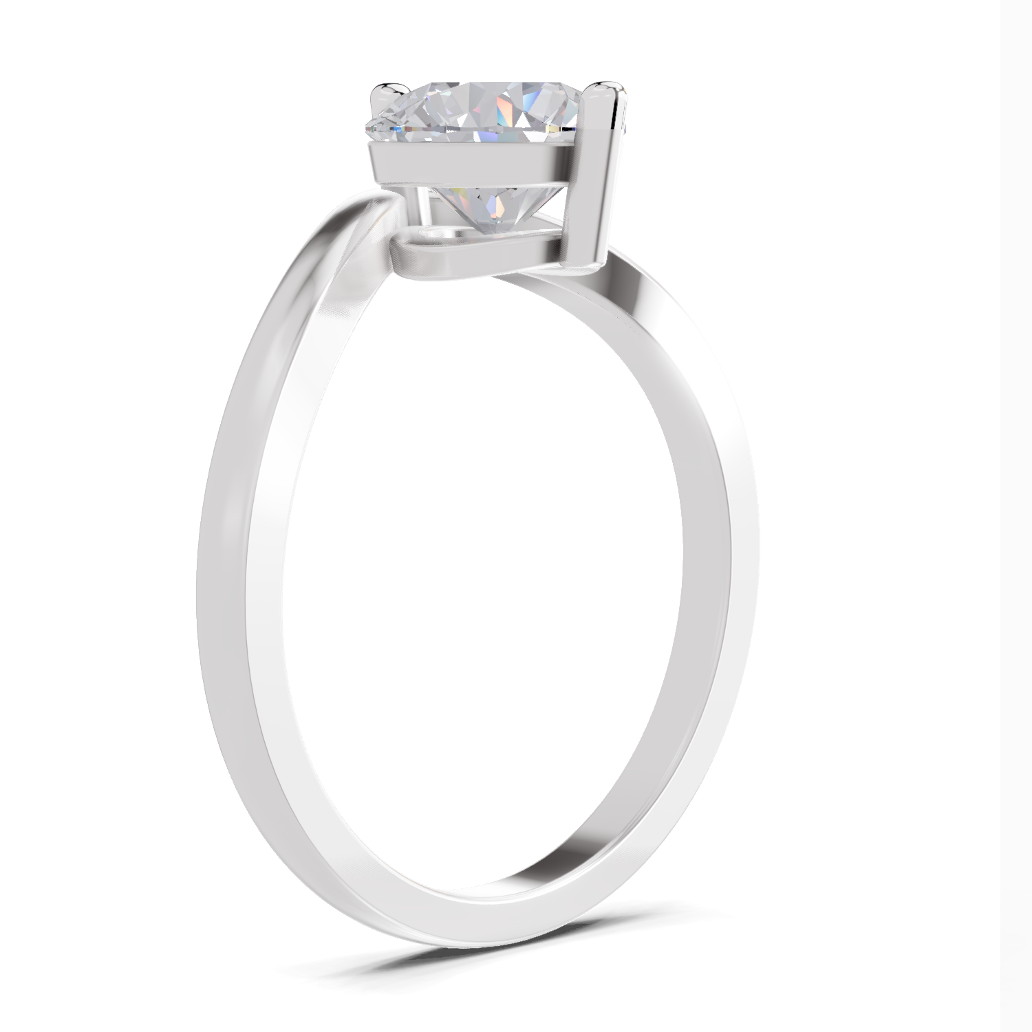 1.25 Carat Solara Crown Promise Engagement Ring
