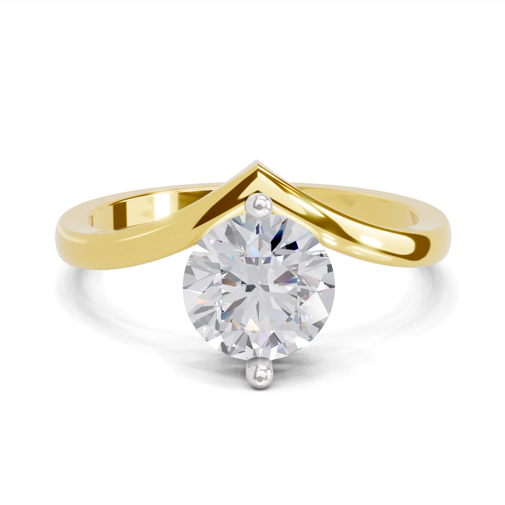 1.25 Carat Solara Crown Promise Engagement Ring