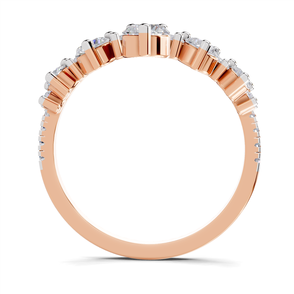 0.81 Carat Crown light Promise Engagement Ring