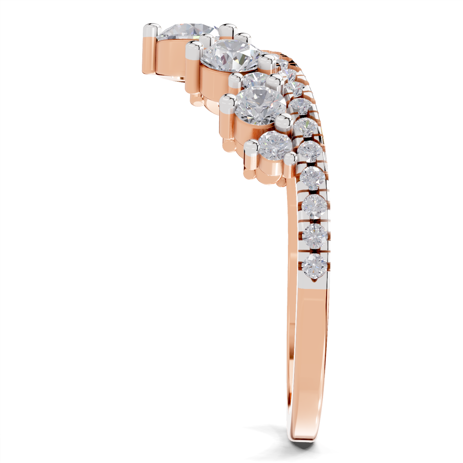 0.81 Carat Crown light Promise Engagement Ring