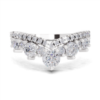 0.81 Carat Crown light Promise Engagement Ring
