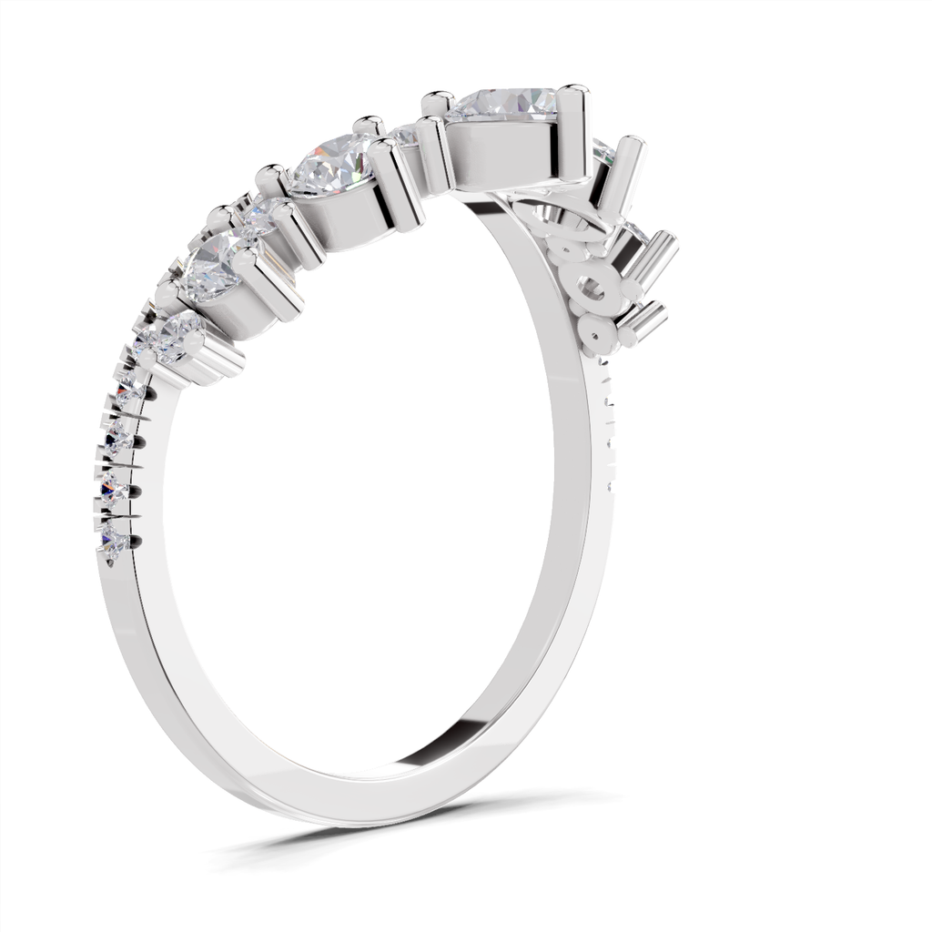 0.81 Carat Crown light Promise Engagement Ring