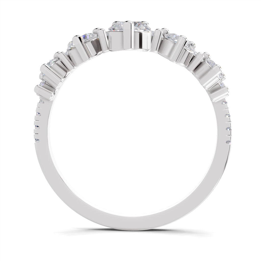 0.81 Carat Crown light Promise Engagement Ring