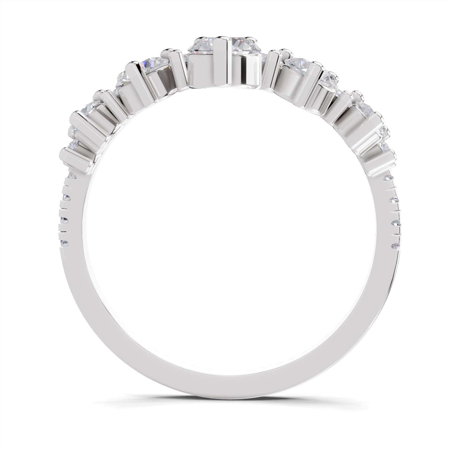 0.81 Carat Crown light Promise Engagement Ring