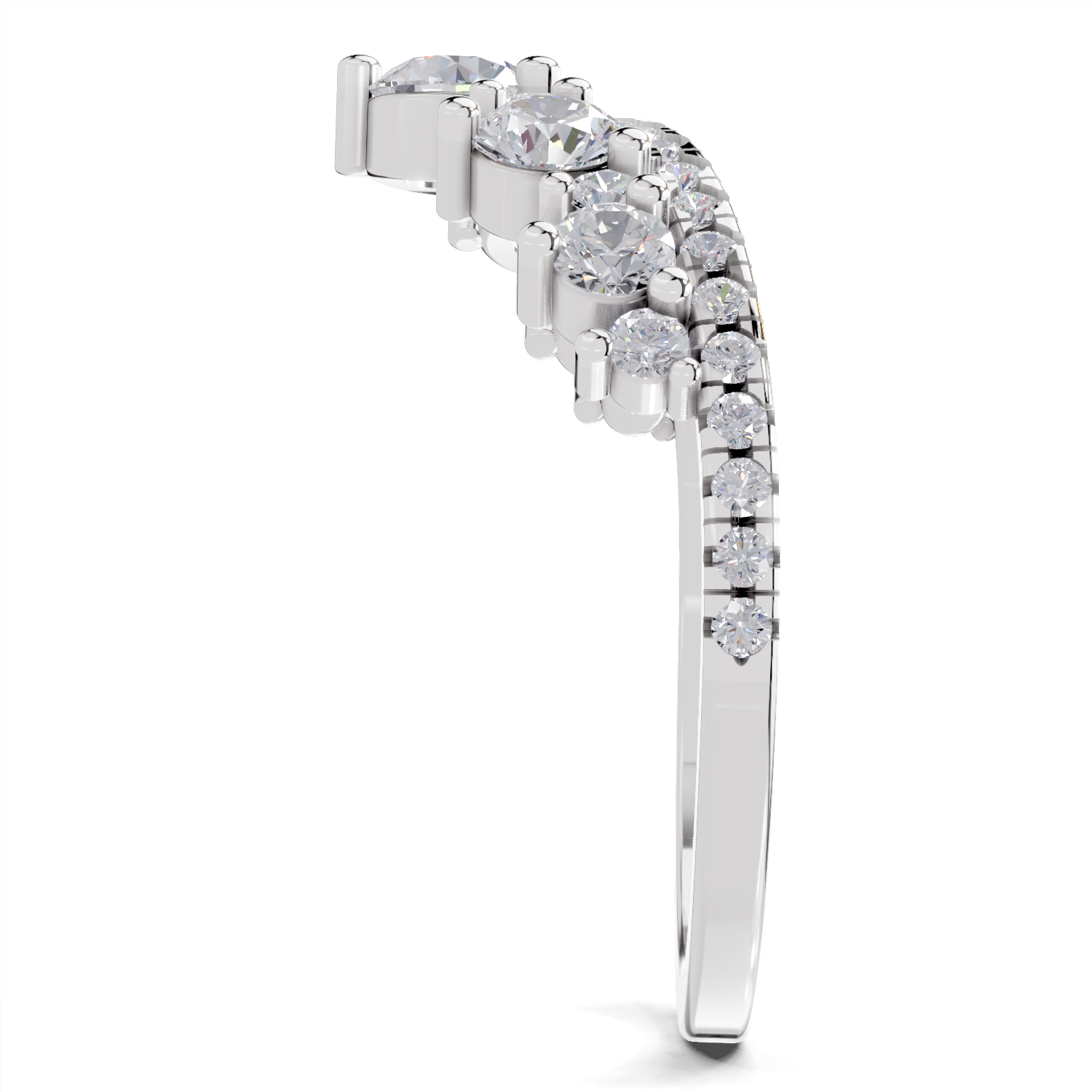 0.81 Carat Crown light Promise Engagement Ring