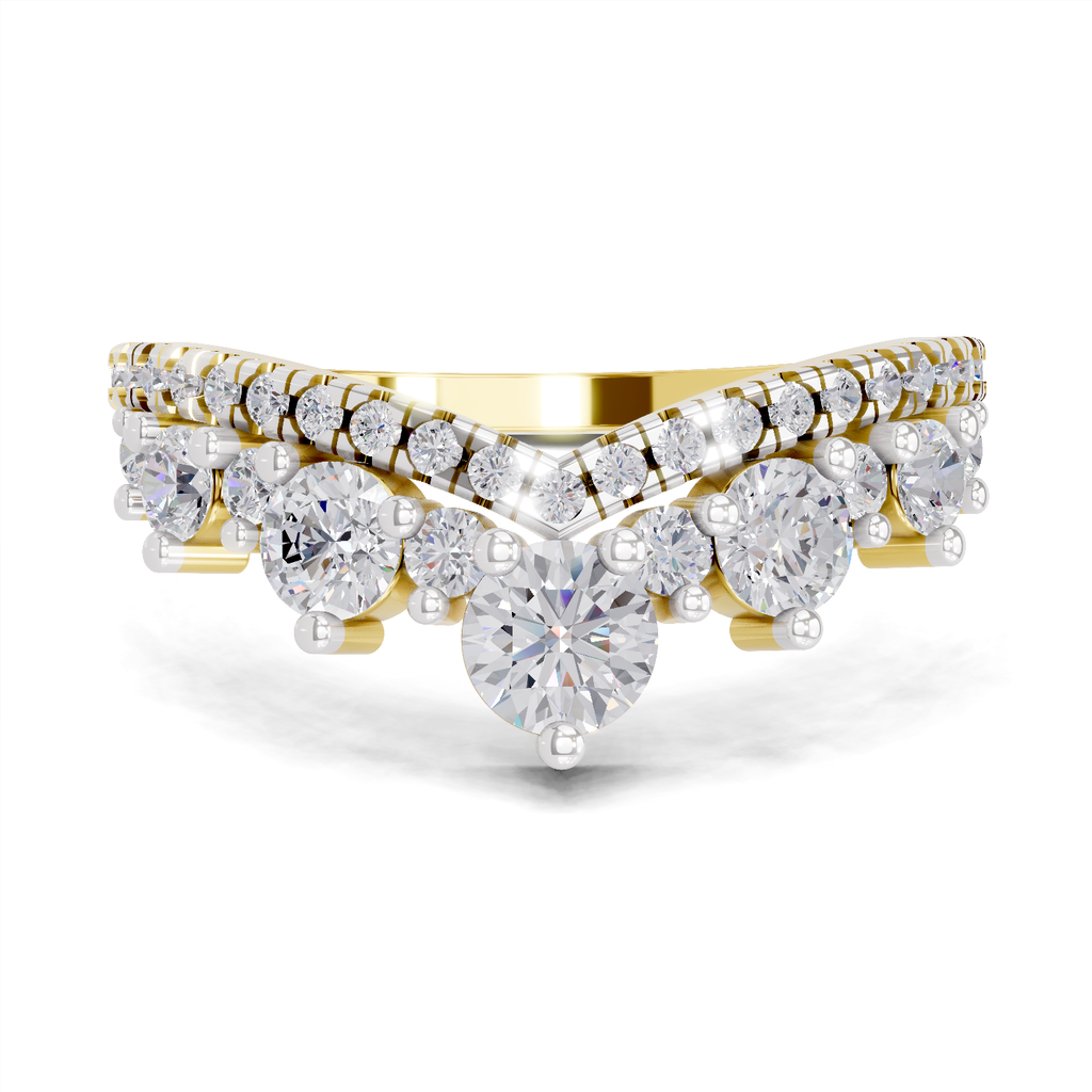 0.81 Carat Crown light Promise Engagement Ring