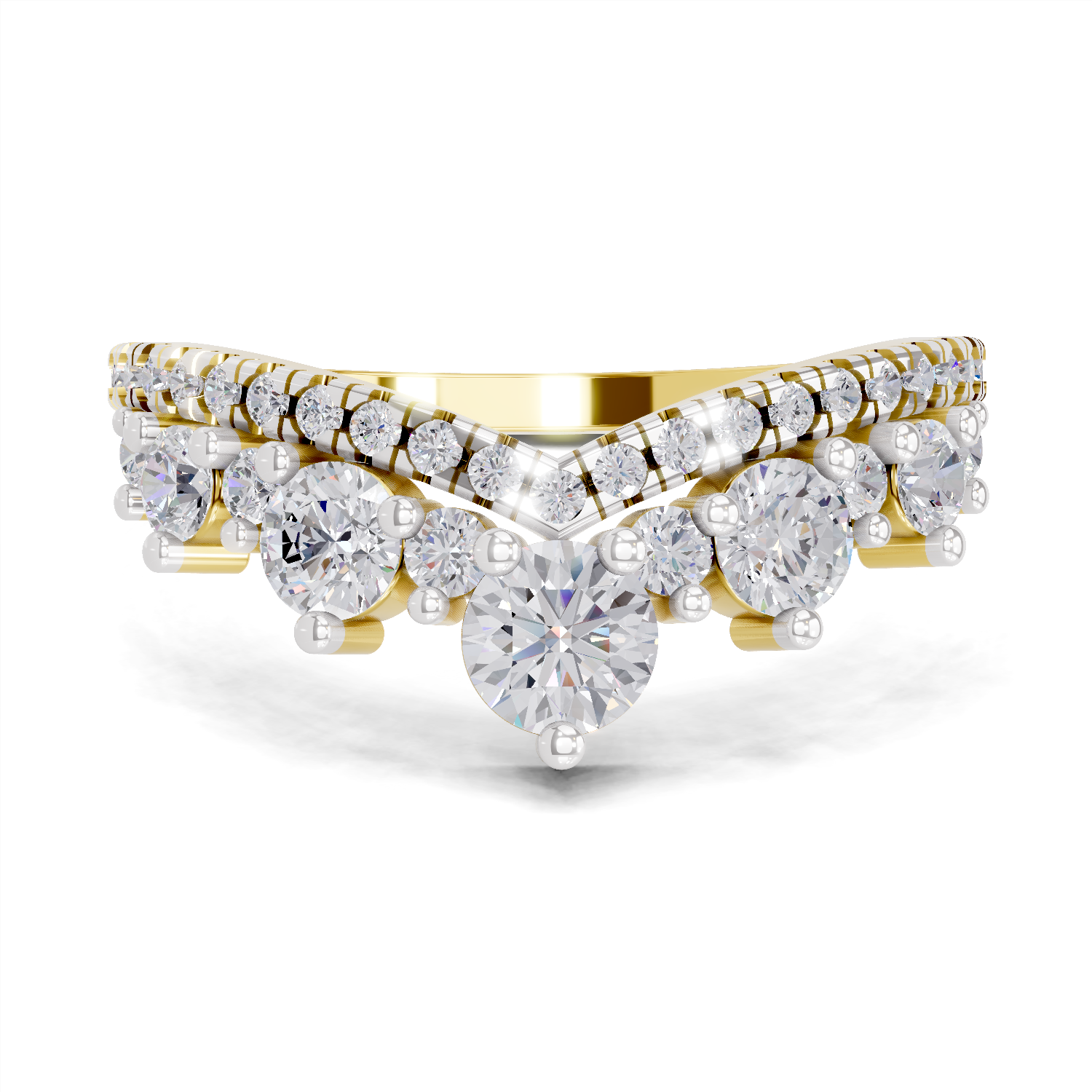 0.81 Carat Crown light Promise Engagement Ring