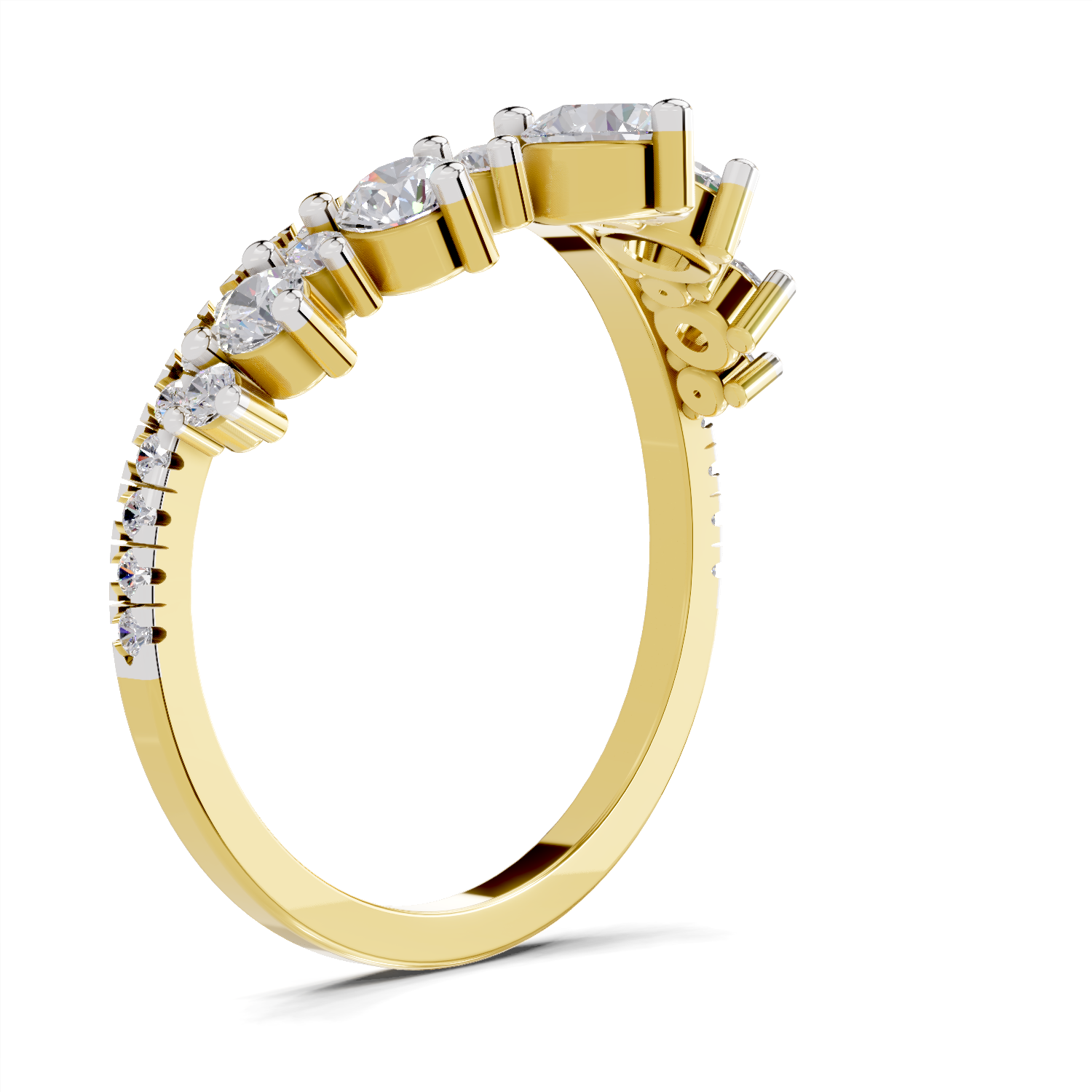 0.81 Carat Crown light Promise Engagement Ring