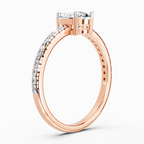 0.95 Carat Celestia Teardrop Ring Engagement Ring