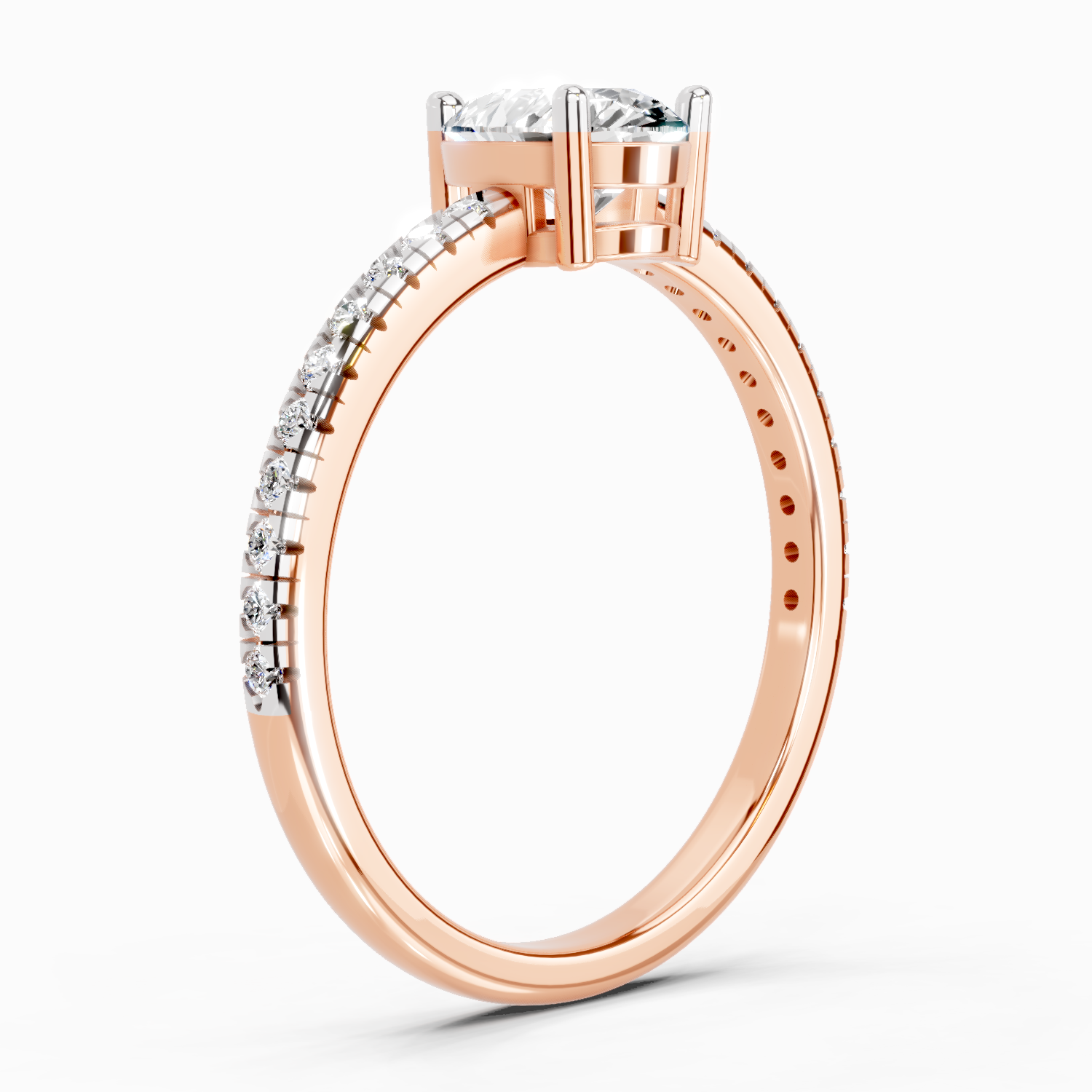 0.95 Carat Celestia Teardrop Ring Engagement Ring