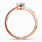 0.95 Carat Celestia Teardrop Ring Engagement Ring