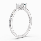 0.95 Carat Celestia Teardrop Ring Engagement Ring