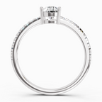0.95 Carat Celestia Teardrop Ring Engagement Ring