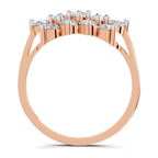 1.02 Carat Diamond Cluster Bloom Promise Engagement Ring