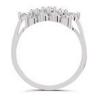 1.02 Carat Diamond Cluster Bloom Promise Engagement Ring