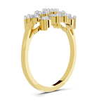 1.02 Carat Diamond Cluster Bloom Promise Engagement Ring