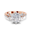 1.02 Carat Diamond Cluster Bloom Promise Engagement Ring