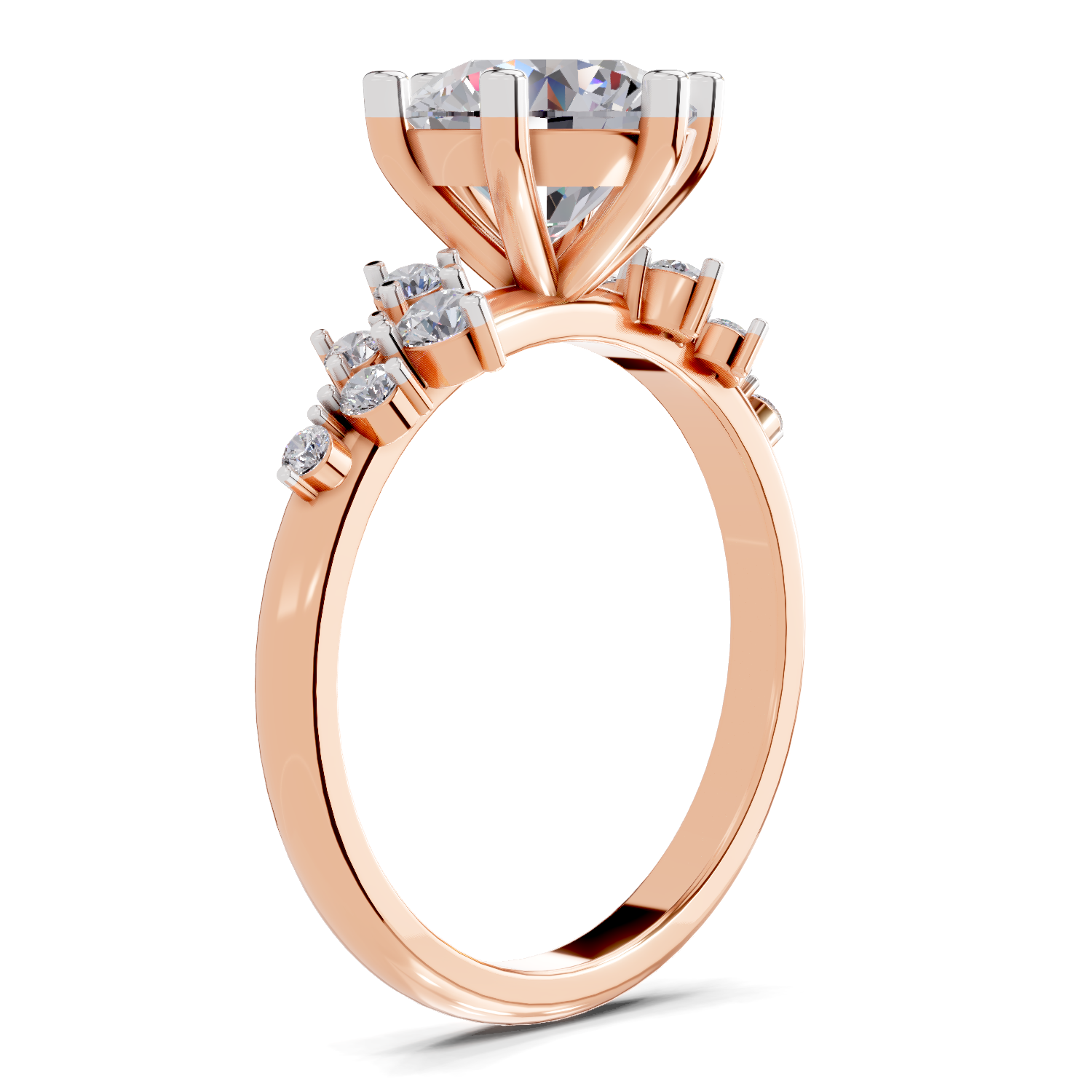 1.64 Carat Celestial Bloom Promise Engagement Ring