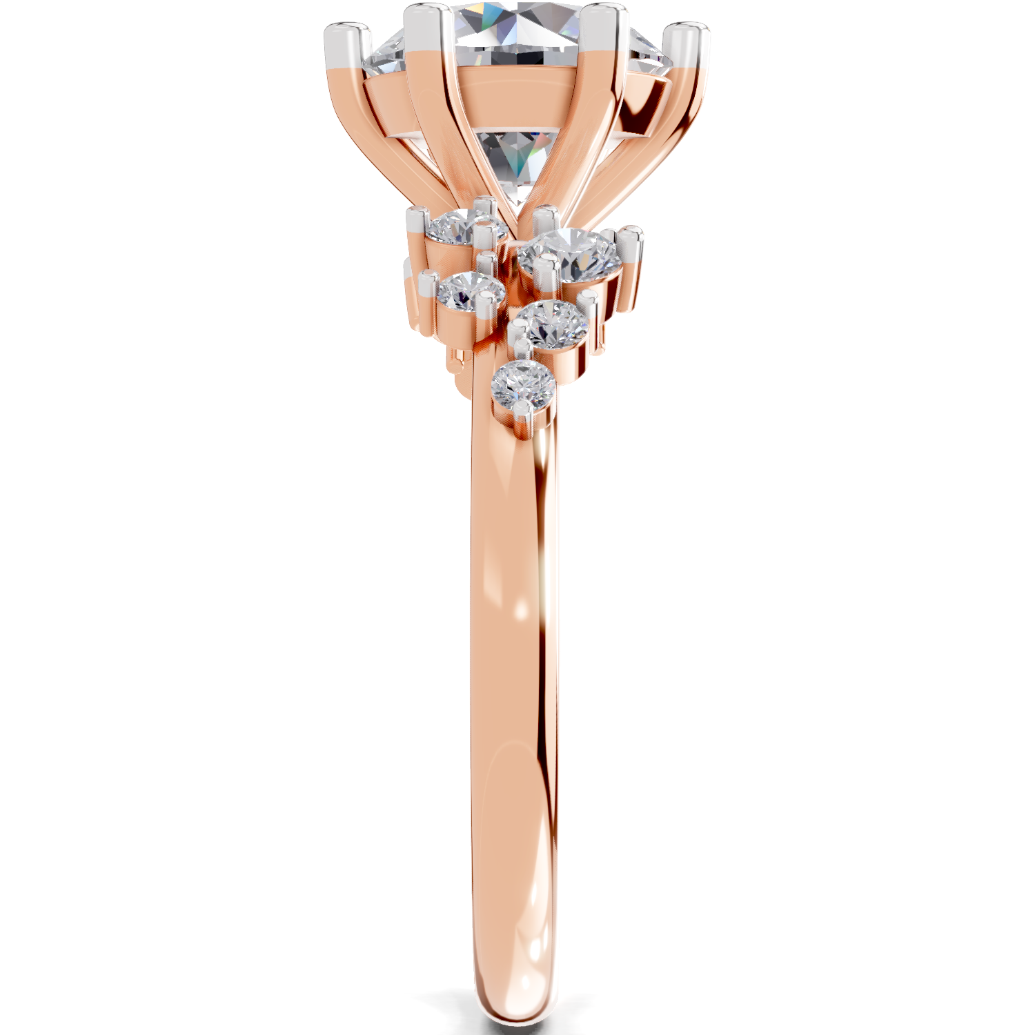 1.64 Carat Celestial Bloom Promise Engagement Ring