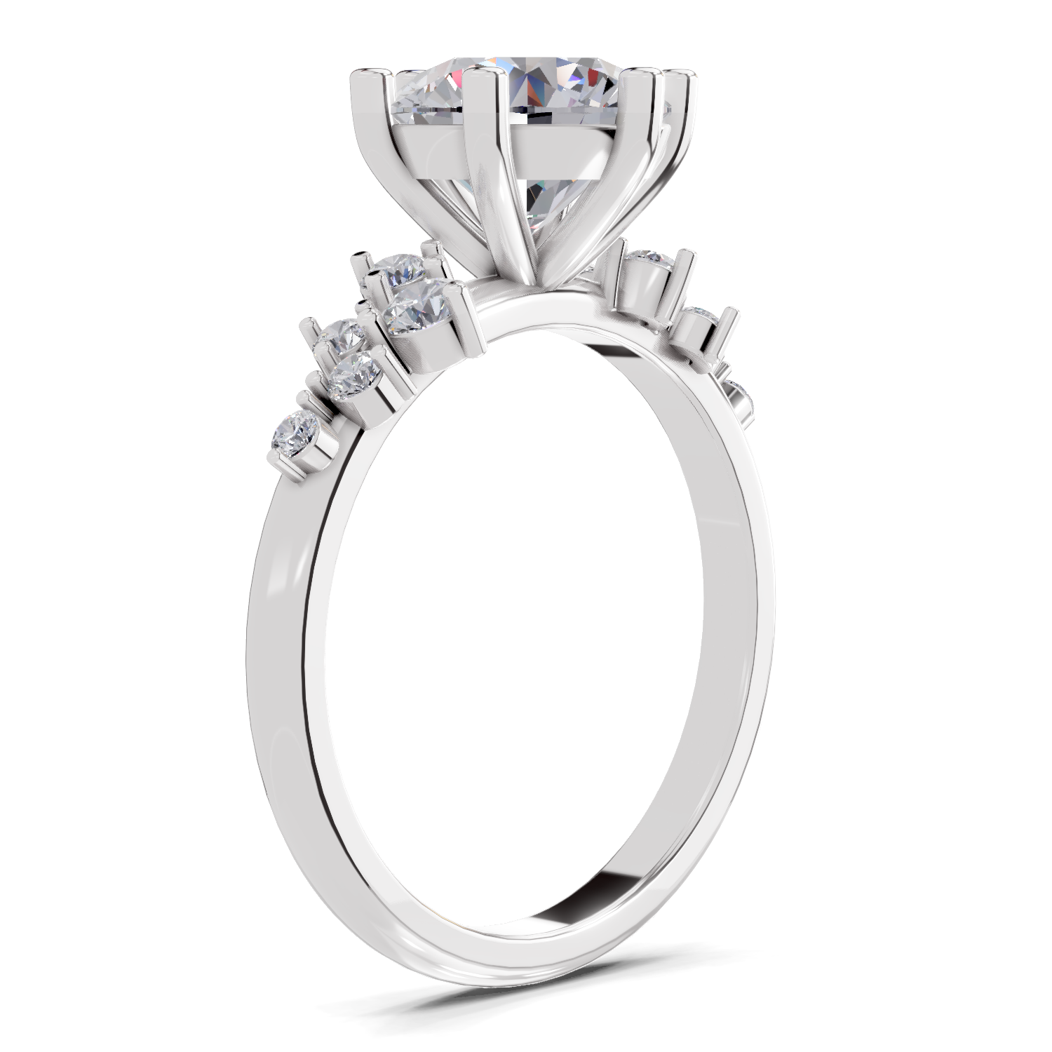 1.64 Carat Celestial Bloom Promise Engagement Ring