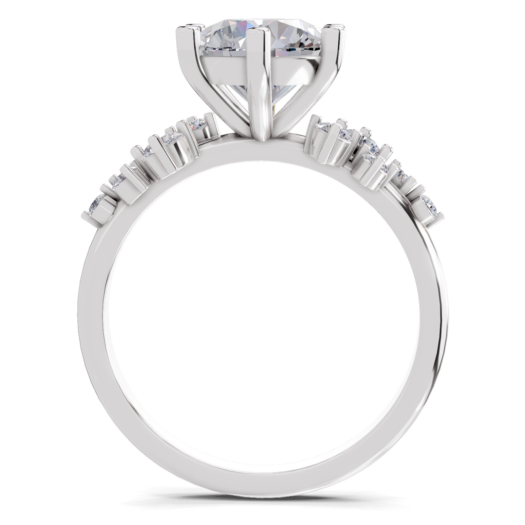 1.64 Carat Celestial Bloom Promise Engagement Ring