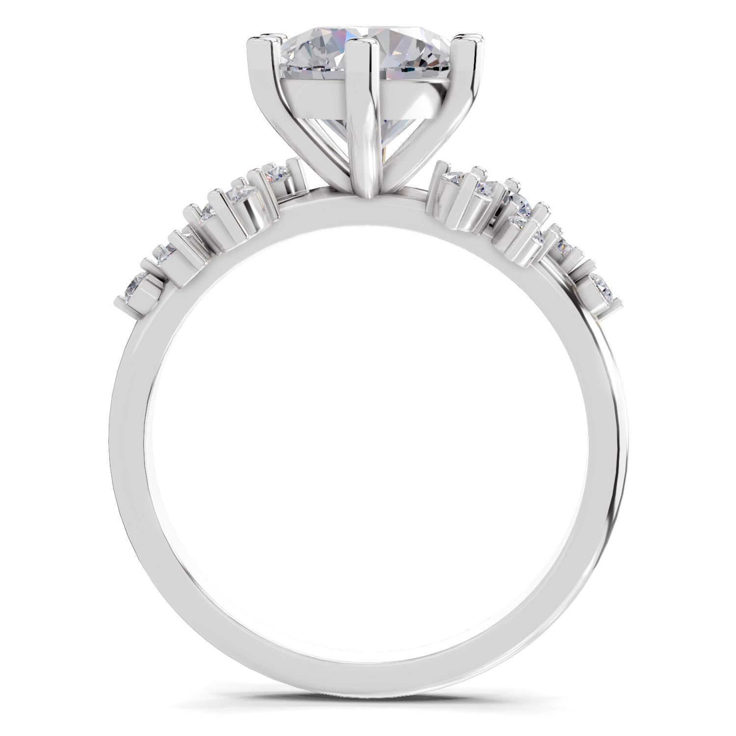 1.64 Carat Celestial Bloom Promise Engagement Ring