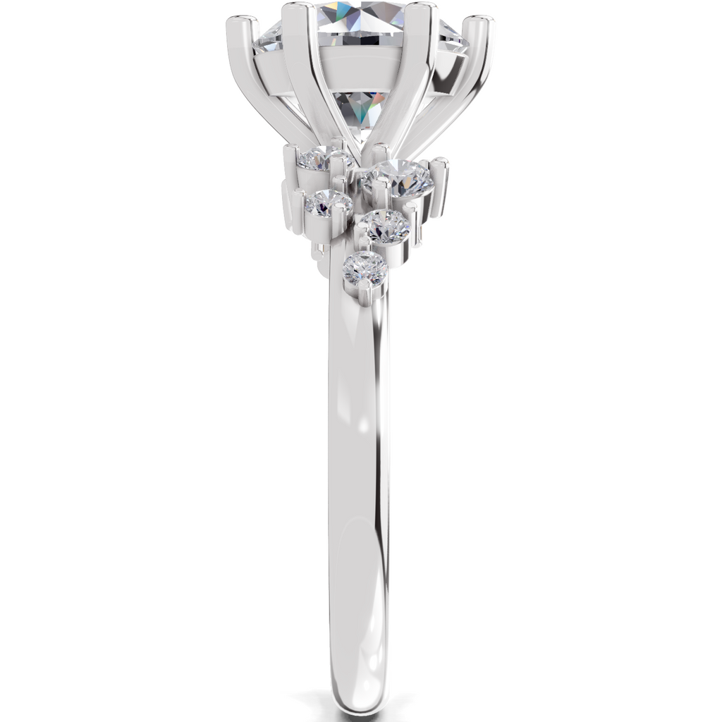 1.64 Carat Celestial Bloom Promise Engagement Ring