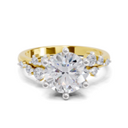 1.64 Carat Celestial Bloom Promise Engagement Ring