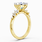 1.64 Carat Celestial Bloom Promise Engagement Ring