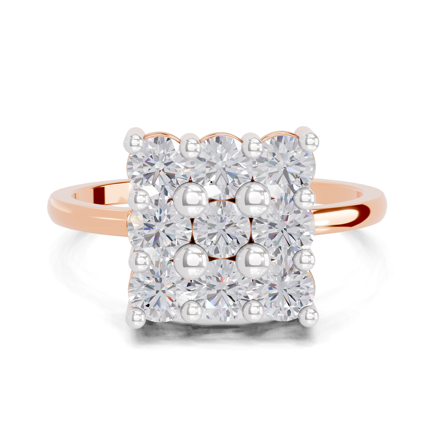 1.04 Carat Eternity Tiles Promise Engagement Ring