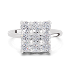 1.04 Carat Eternity Tiles Promise Engagement Ring