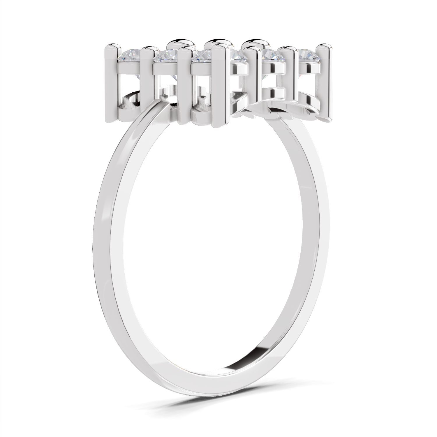 1.04 Carat Eternity Tiles Promise Engagement Ring