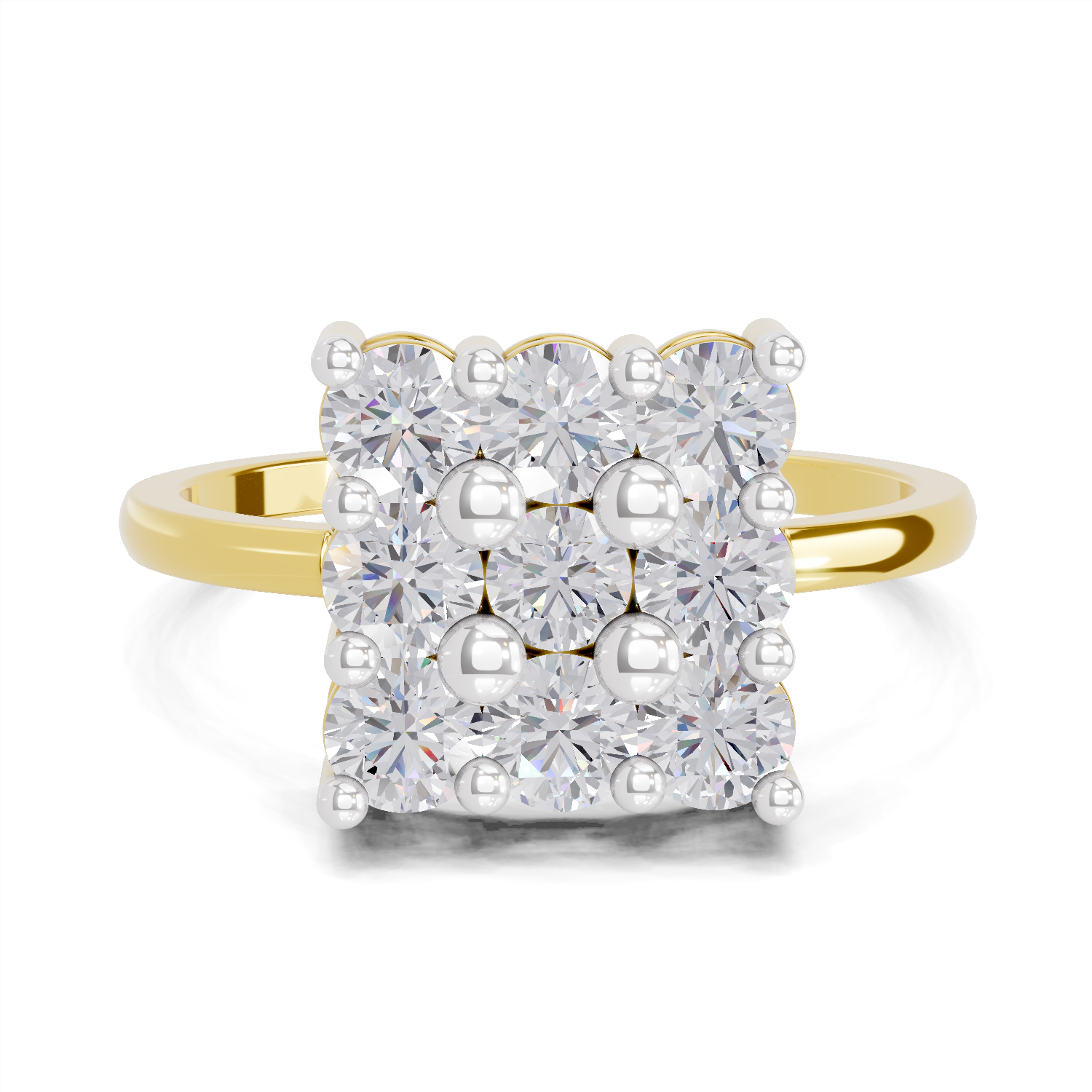 1.04 Carat Eternity Tiles Promise Engagement Ring