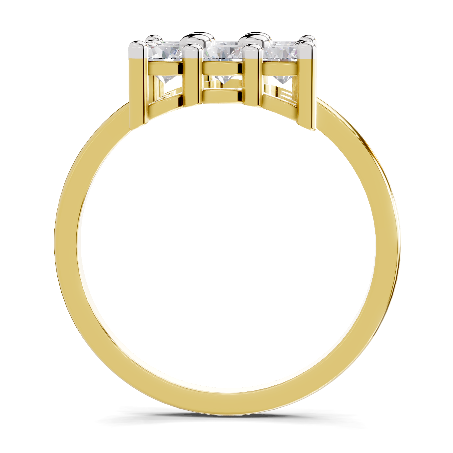 1.04 Carat Eternity Tiles Promise Engagement Ring