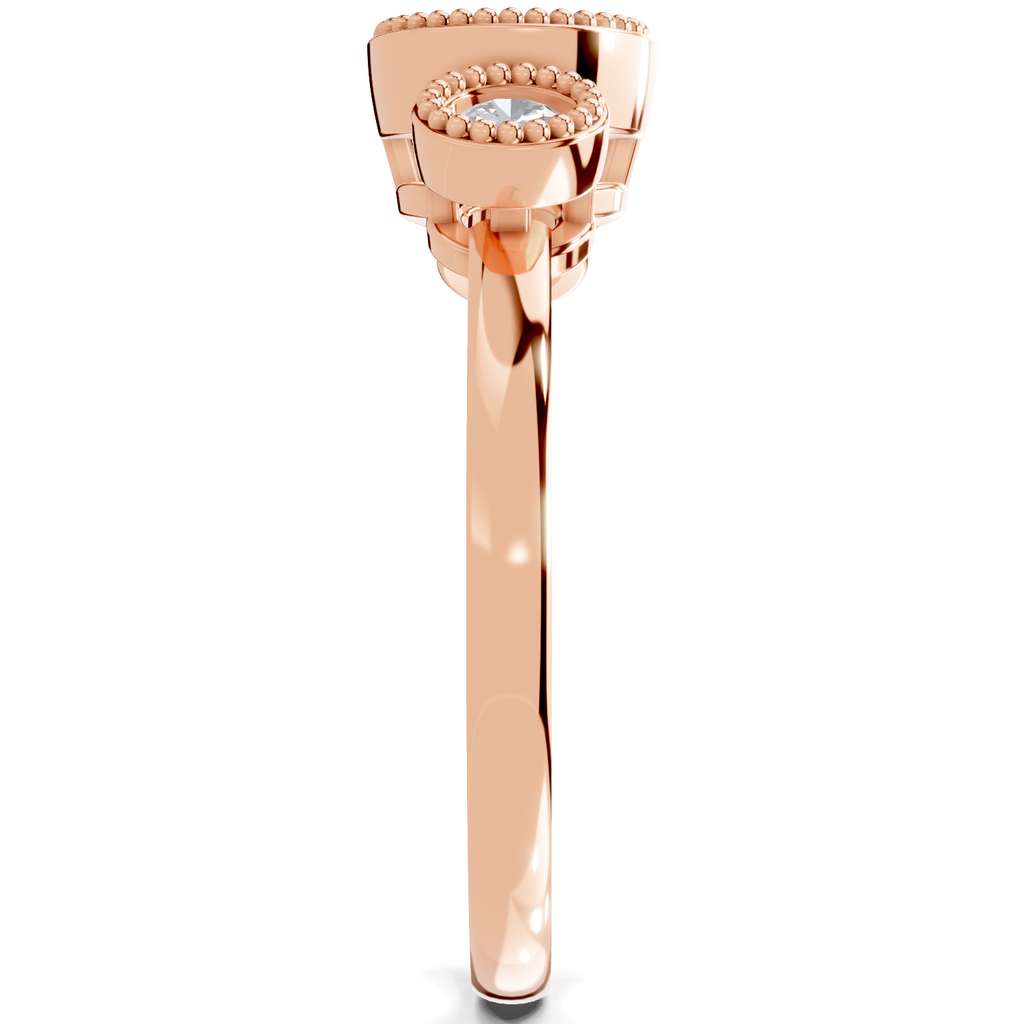 0.71 Carat Sovereign Petal Promise Engagement Ring