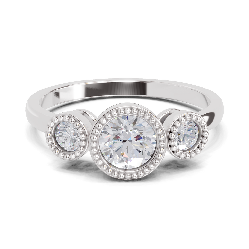 0.71 Carat Sovereign Petal Promise Engagement Ring