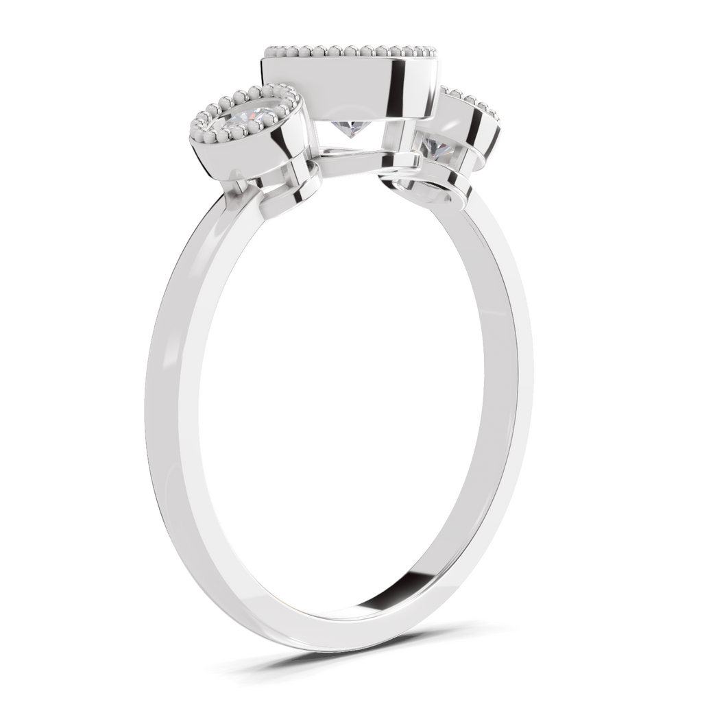 0.71 Carat Sovereign Petal Promise Engagement Ring