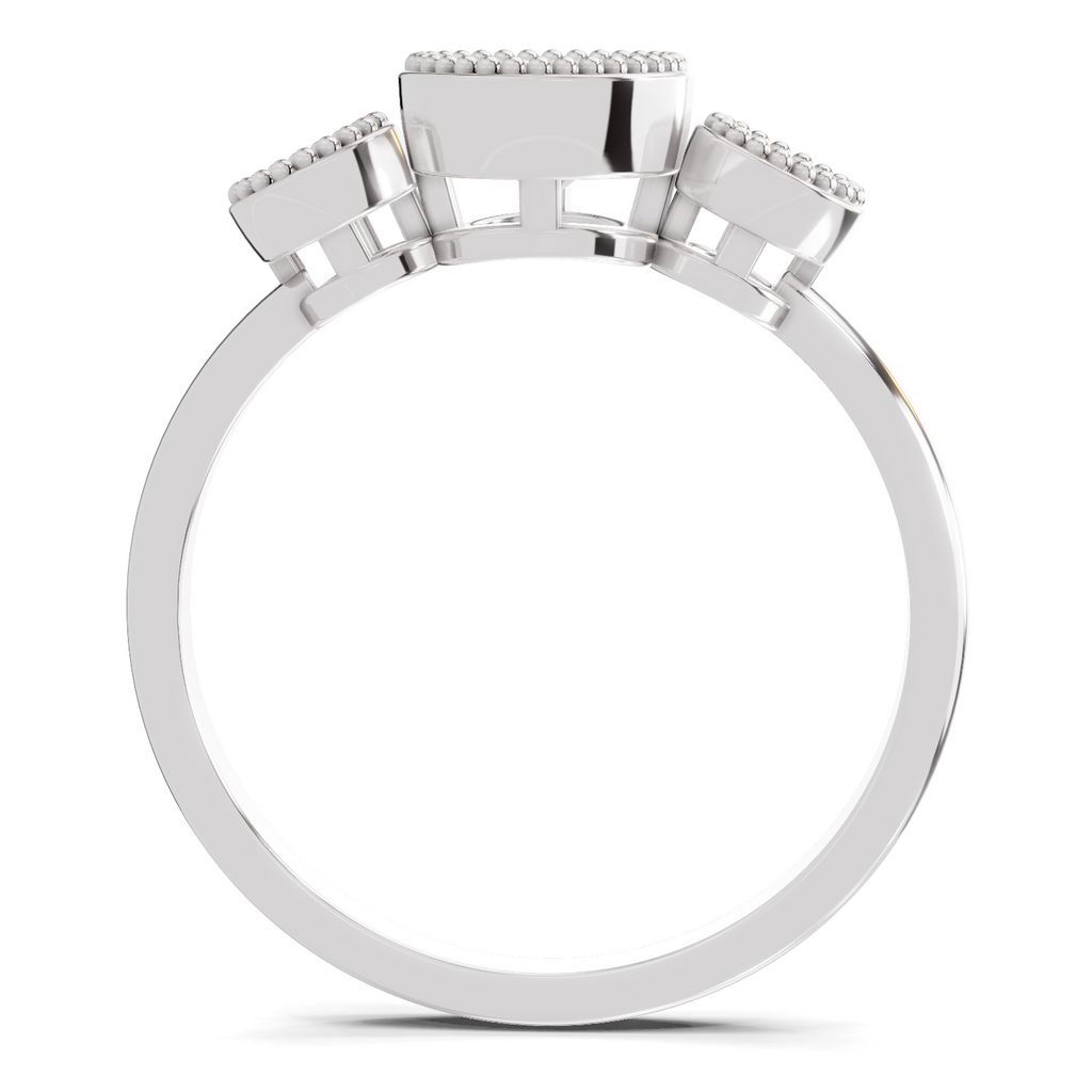 0.71 Carat Sovereign Petal Promise Engagement Ring
