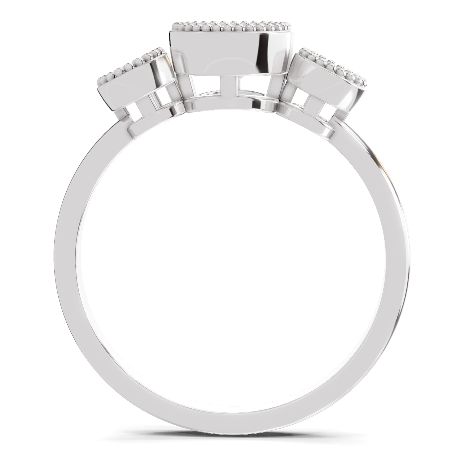 0.71 Carat Sovereign Petal Promise Engagement Ring