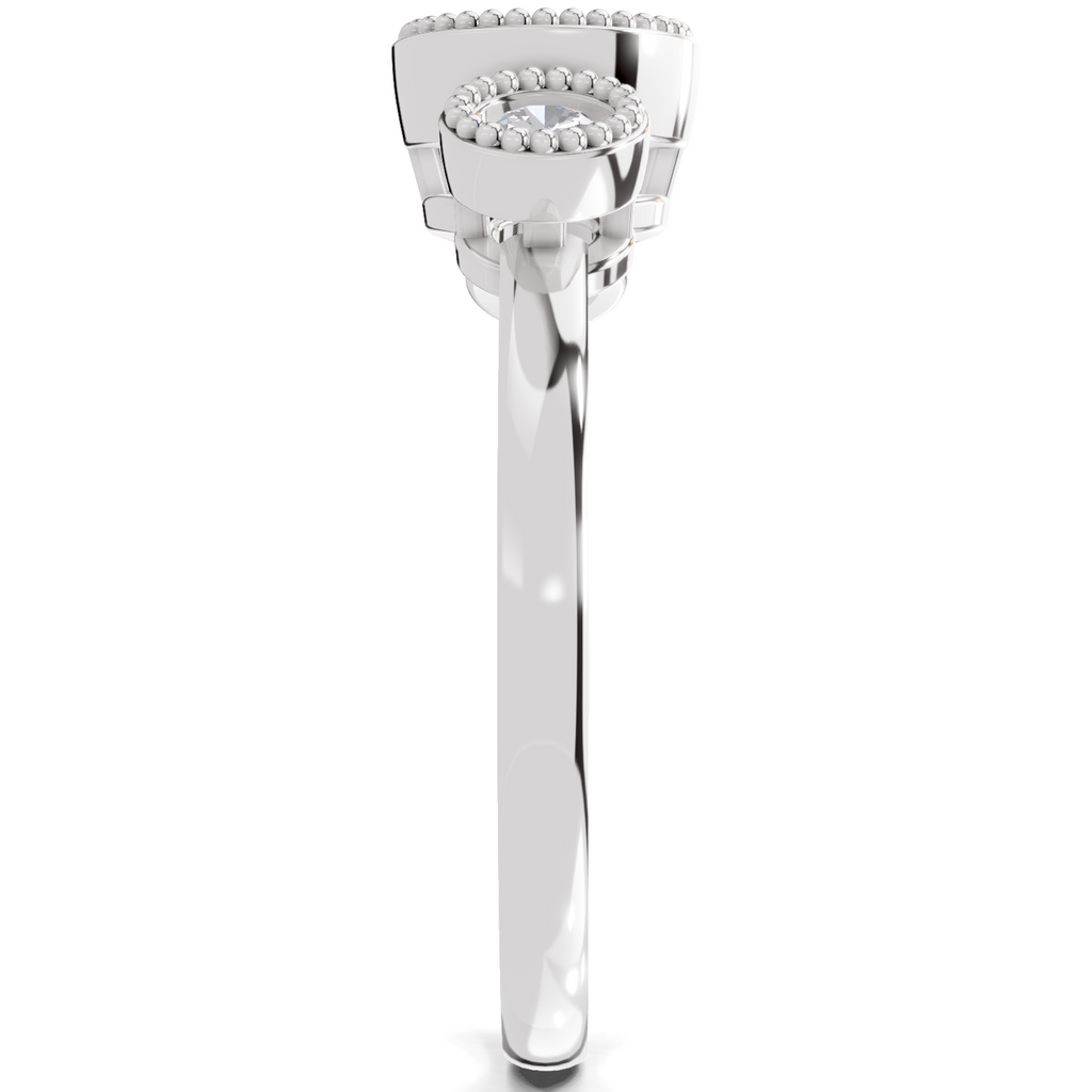 0.71 Carat Sovereign Petal Promise Engagement Ring
