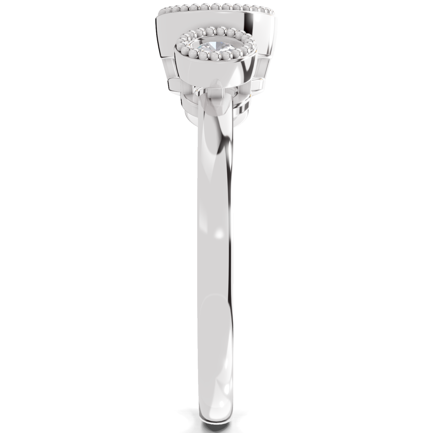 0.71 Carat Sovereign Petal Promise Engagement Ring