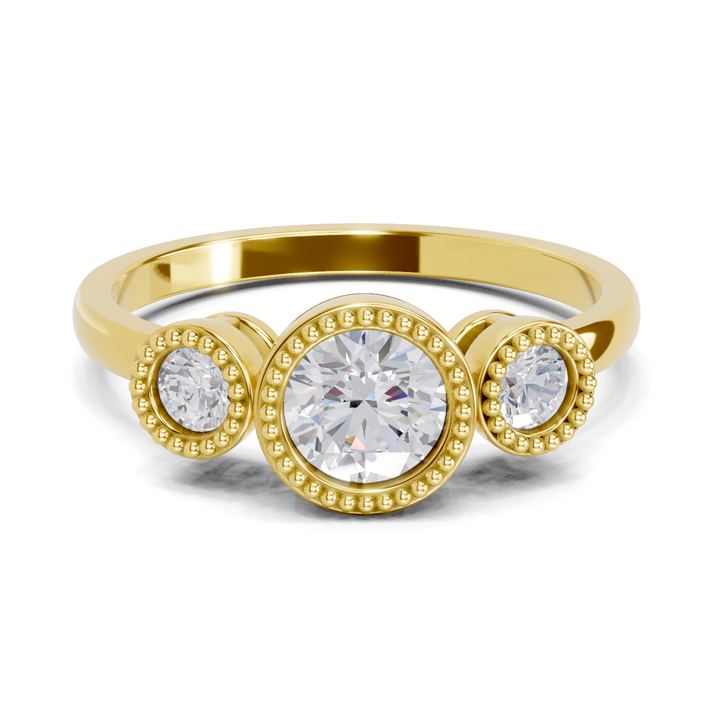 0.71 Carat Sovereign Petal Promise Engagement Ring