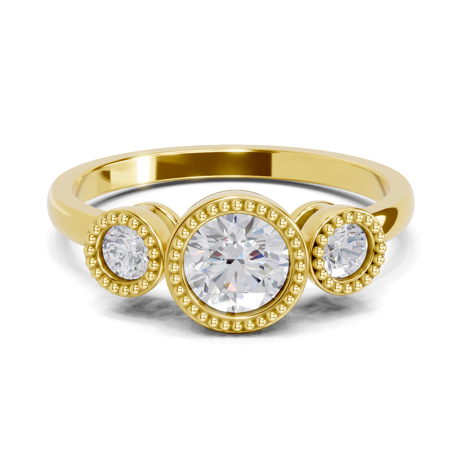 0.71 Carat Sovereign Petal Promise Engagement Ring