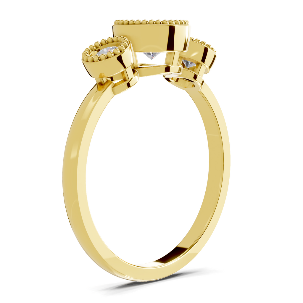 0.71 Carat Sovereign Petal Promise Engagement Ring