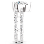 3.98 Carat Pear Shape Diamond Engagement Ring