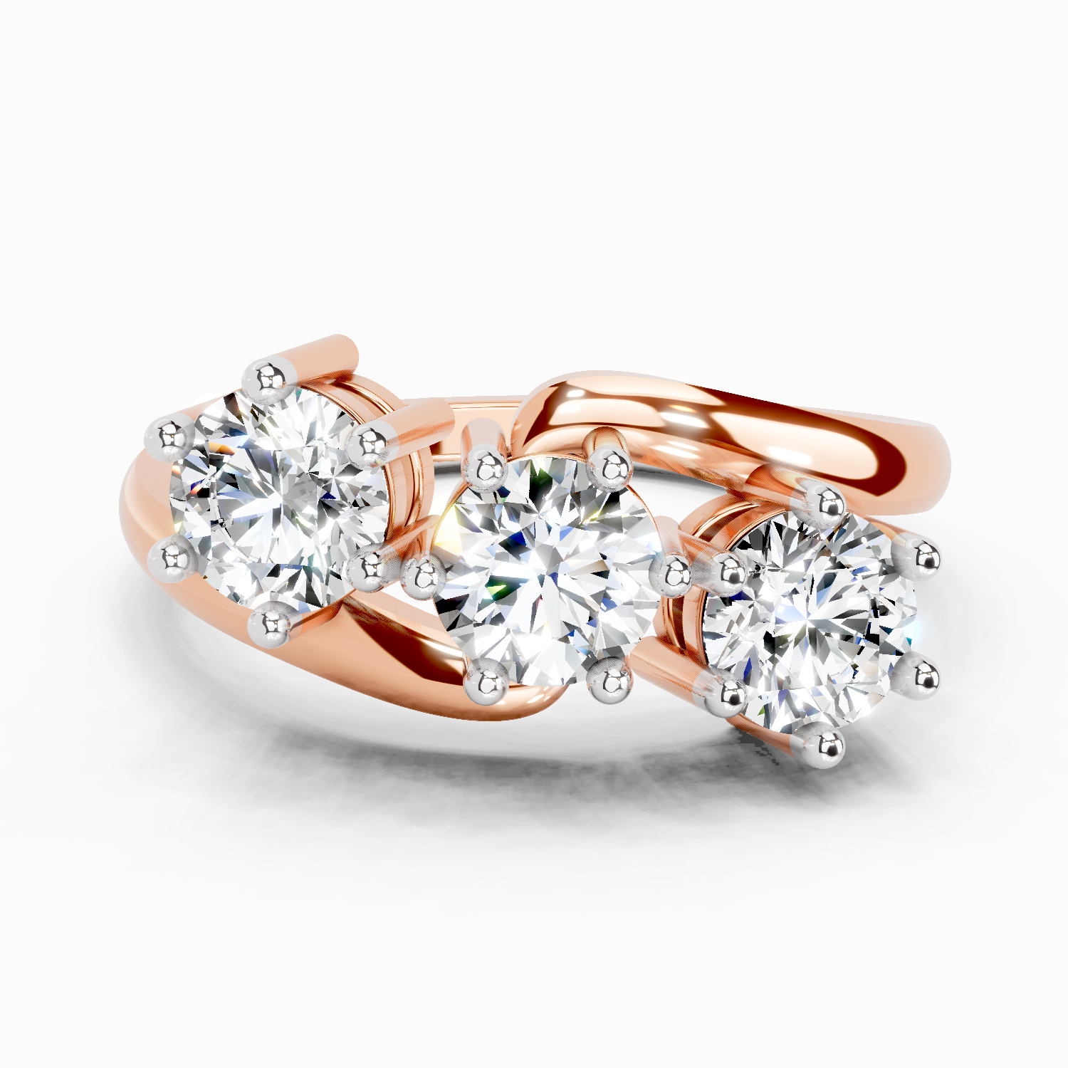3.98 Carat Pear Shape Diamond Engagement Ring