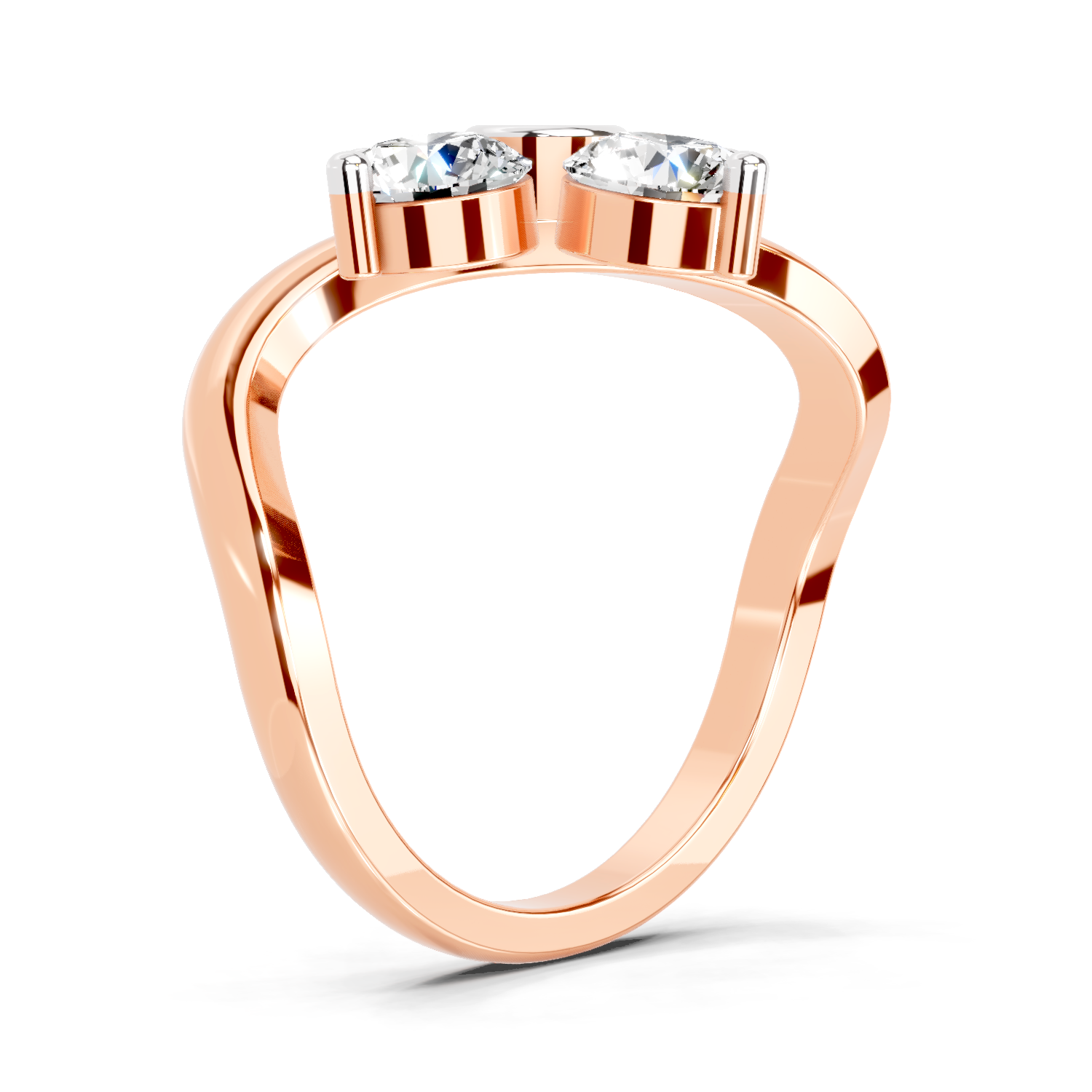 1.63 Carat Round Four Stone Ring