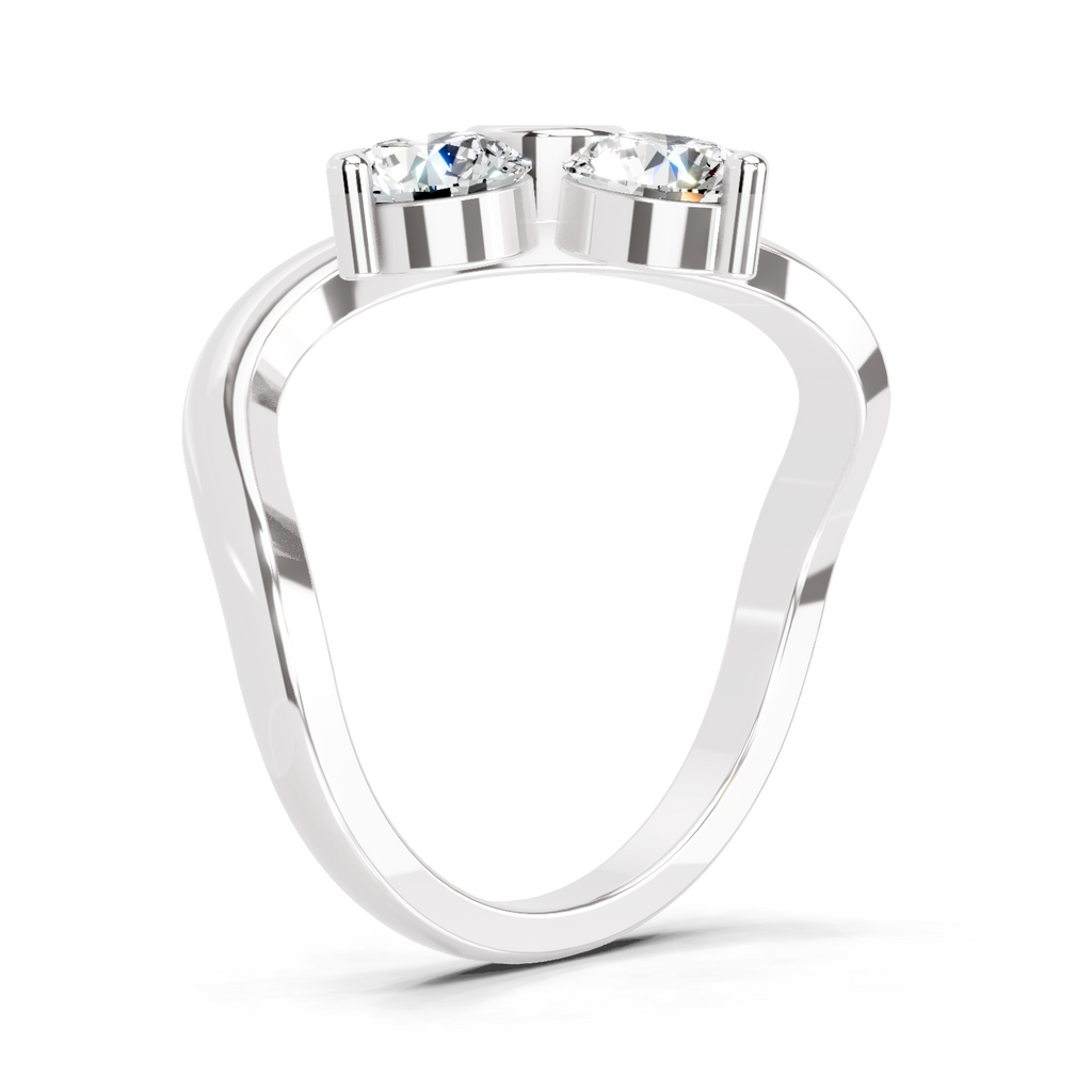 1.63 Carat Round Four Stone Ring